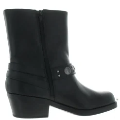 Sherri Harness Faux Leather Motorcycle Boots