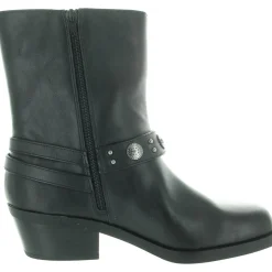 Sherri Harness Faux Leather Motorcycle Boots