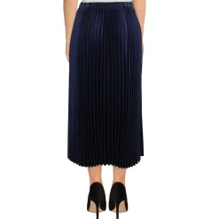 Shimmer Long Pleated Skirt