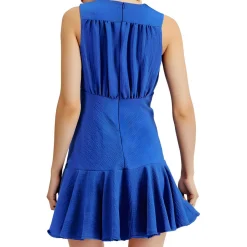 Shirred Fit & Flare Dress