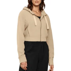 Short Comfy Zip Hoodie