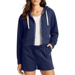 Short Comfy Zip Hoodie
