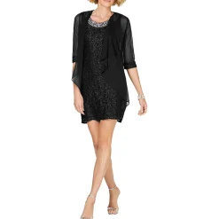 Short Lace Mother of the Bride Dress with Jacket