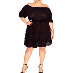 Short Off-The-Shoulder Mini Dress