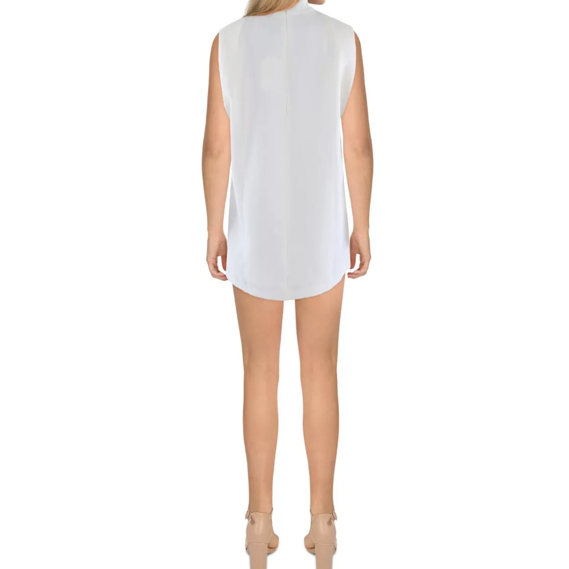 Shoulder Pads Shift Dress