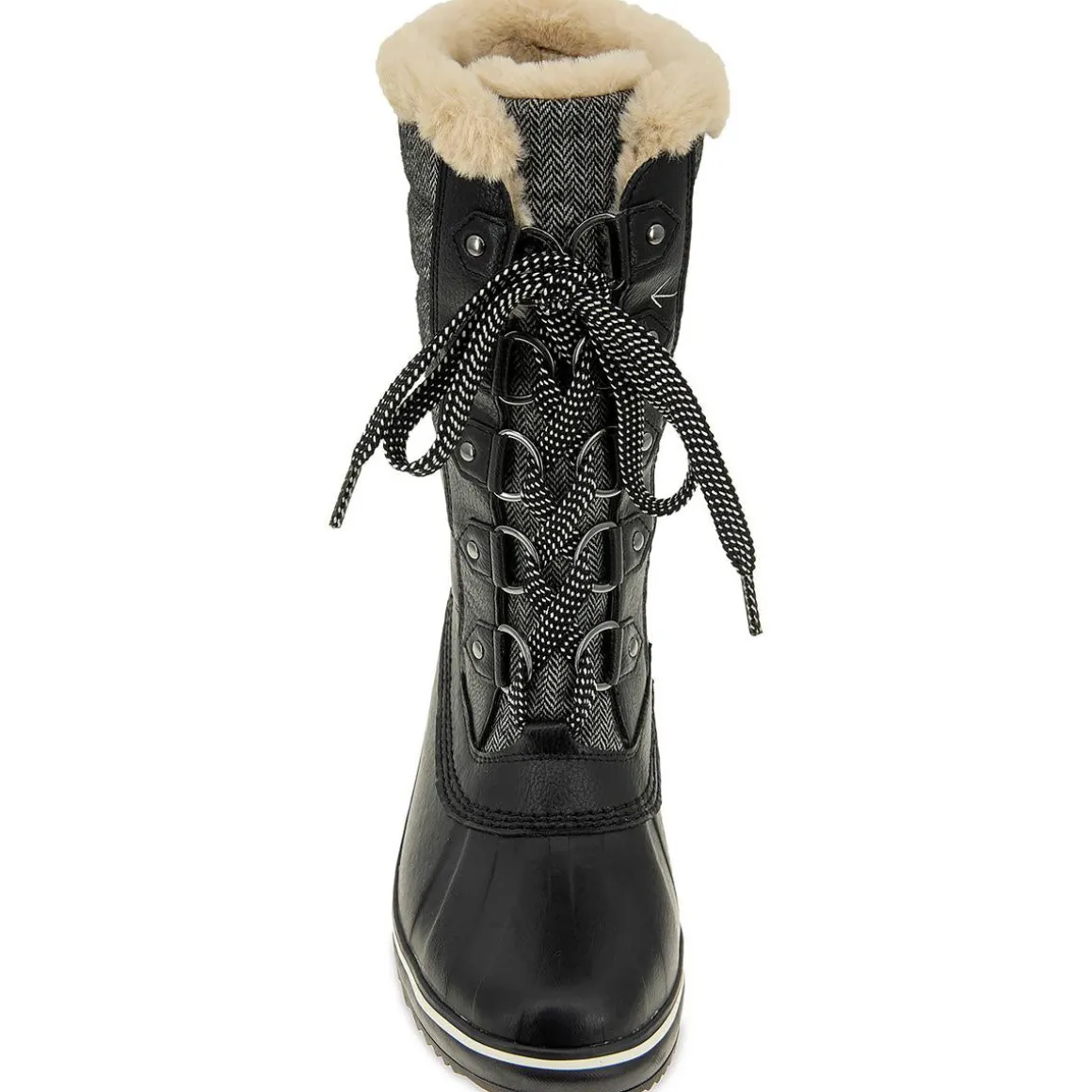 Siberia Leather Tie Winter & Snow Boots