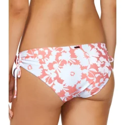 Side Tie Floral Print Swim Bottom Separates