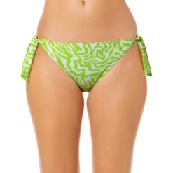 Side Tie Printed Swim Bottom Separates