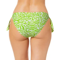 Side Tie Printed Swim Bottom Separates