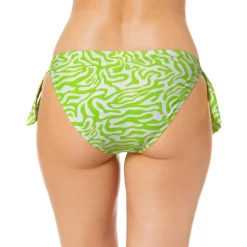 Side Tie Printed Swim Bottom Separates