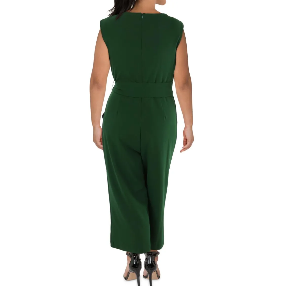 Side tie Scoop Neck Jumpsuit