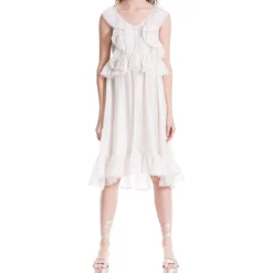 Silk Cascade Ruffle Sundress