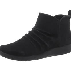 Sillian Gemma Faux Suede Zip Up Ankle Boots