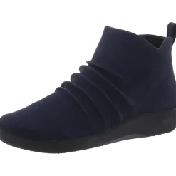 Sillian Gemma Faux Suede Zip Up Ankle Boots