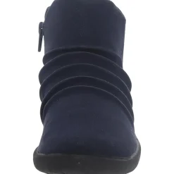 Sillian Gemma Faux Suede Zip Up Ankle Boots