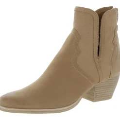 Silvan Leather Block Heel Booties