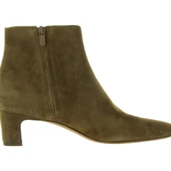 Silvana Zip Up Square Toe Ankle Boots