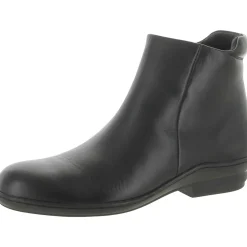 Simplicity Leather Zip-Up Ankle Boots