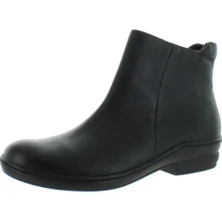 Simplicity Leather Zip-Up Ankle Boots