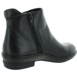 Simplicity Leather Zip-Up Ankle Boots