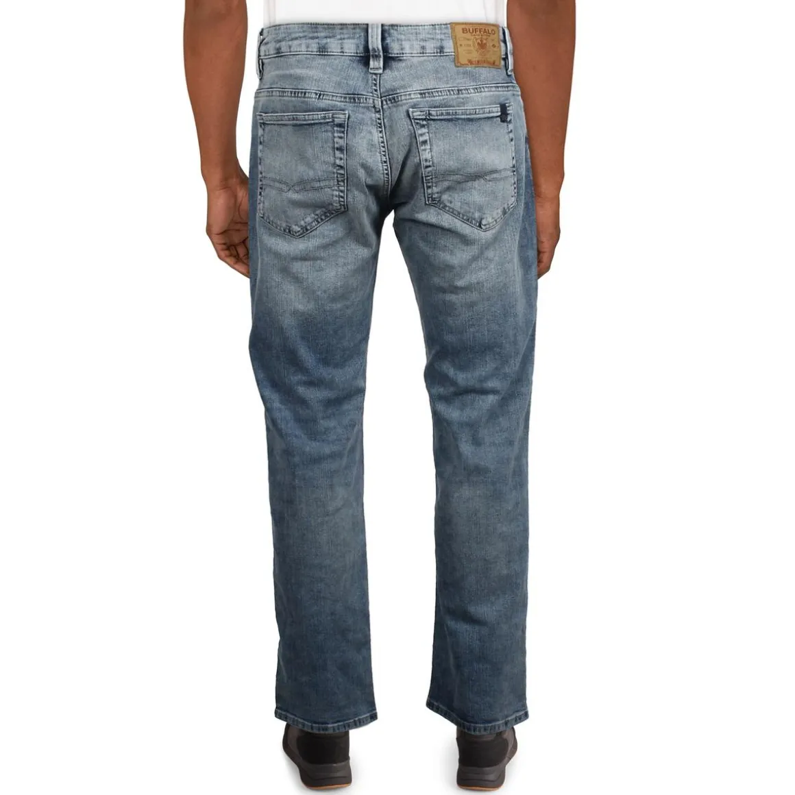Six Denim Cotton Straight Leg Jeans