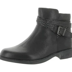 Skip Zipper Buckle Booties