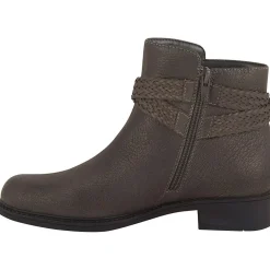 Skip Zipper Buckle Booties