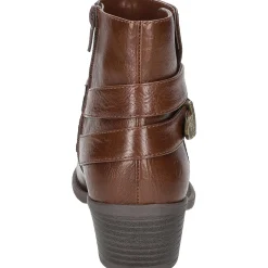 Skylar Solid Leather Ankle Boots