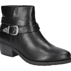 Skyler Zipper Faux Leather Booties