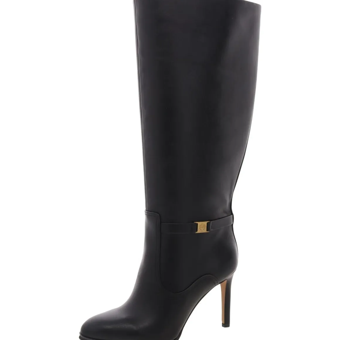 SKYLIE Wide Calf Leather Knee-High Boots