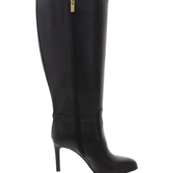 SKYLIE Wide Calf Leather Knee-High Boots