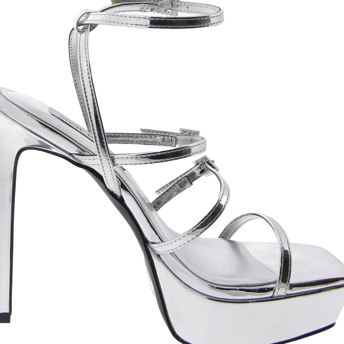 Slay Faux Leather Strappy Platform Sandals