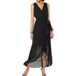 Sleeveless Hi-Low Maxi Dress