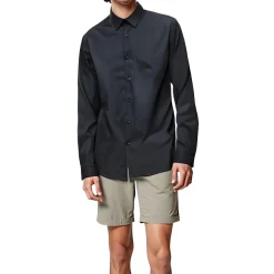 Slim Fit Solid Button-Down Shirt