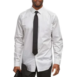 Slim Fit Solid Button-Down Shirt