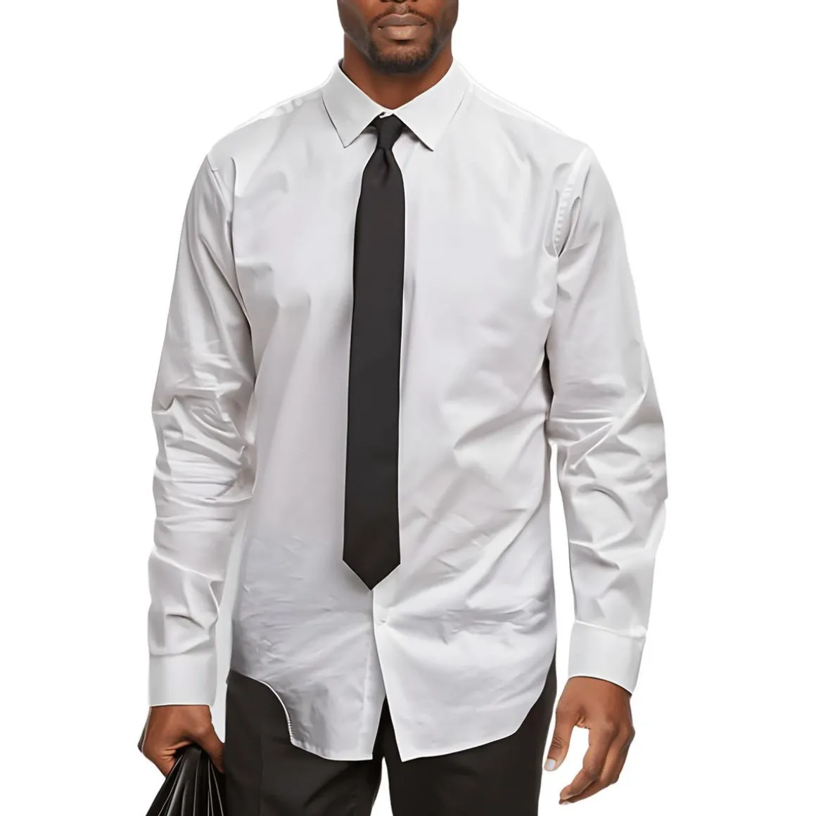 Slim Fit Solid Button-Down Shirt