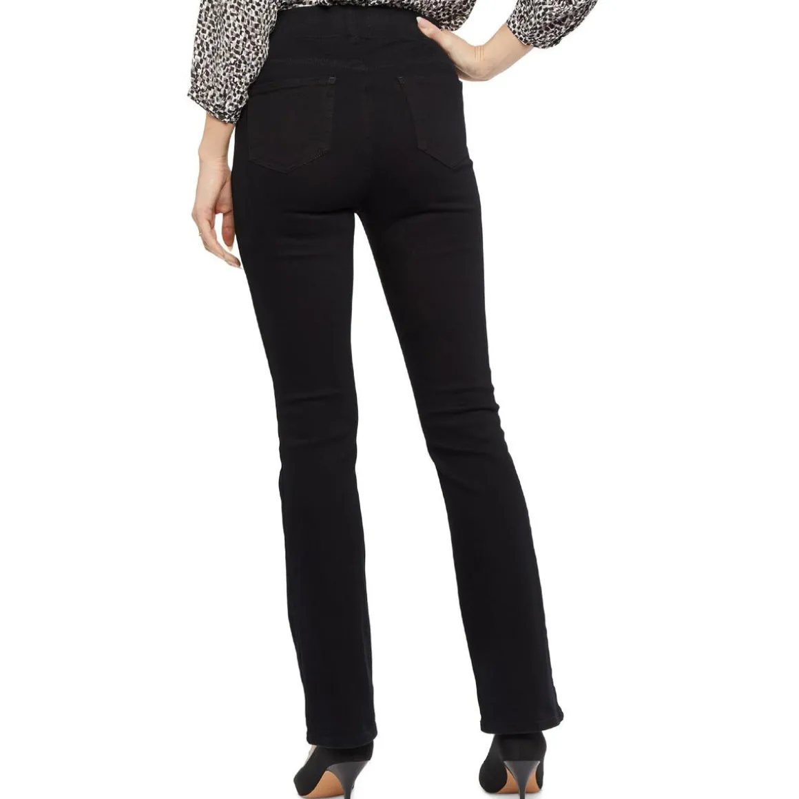 Slim Pull On Bootcut Jeans