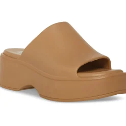 Slinky Block Heel Peep-Toe Platform Sandals