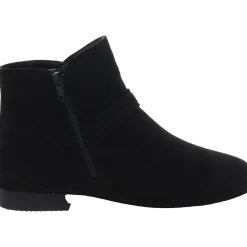 Slip On Zip Up Ankle Boots