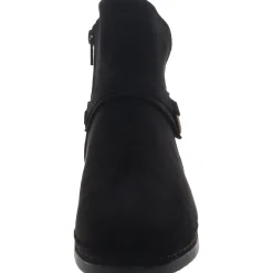 Slip On Zip Up Ankle Boots