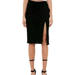 Slit Midi Skirt