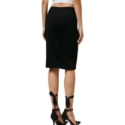 Slit Midi Skirt