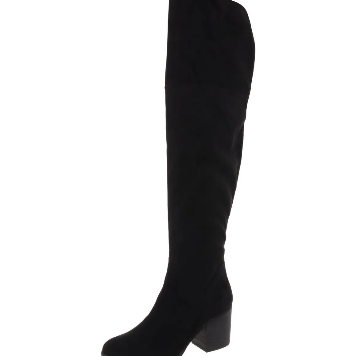 Slit Faux Suede Over-The-Knee Boots