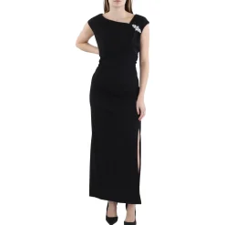Slit Long Evening Dress