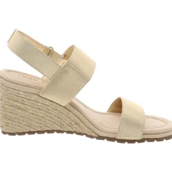 Sly Canvas Dressy Wedge Sandals