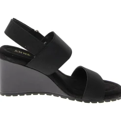 Sly Canvas Dressy Wedge Sandals