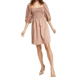 Smocked Short Mini Dress