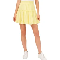 Smocked Short Mini Skirt