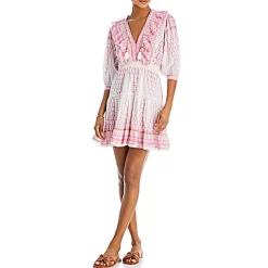 Snake Print Silk Mini Dress