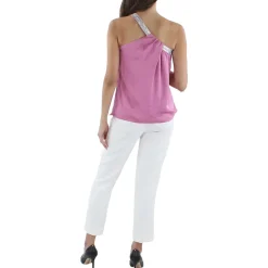 Socall Embellished One Shoulder Blouse